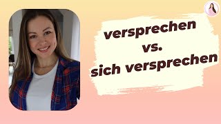 VERSPRECHEN vs SICH VERSPRECHEN  Learn German shorts [upl. by Niltak]