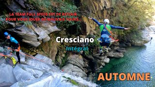 Cresciano Integral  Aqualand du Canyoning selon la team full speed  Canyoning tessin  2024 [upl. by Sobel]