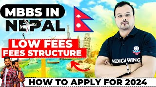 Nepal MBBS FEE 2024  Low Fee MBBS admission in Nepal 2024 Registration Process amp Scholarship [upl. by Inele]