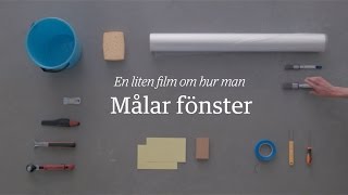 Måla fönster – Hur gör man  Beckers Färg [upl. by Malynda]