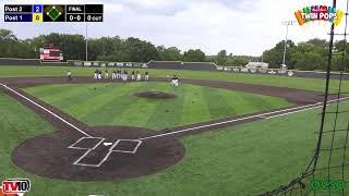 WV American Legion Baseball State Championship Wheeling Post 1 vs Morgantown Post 2 7292024 [upl. by Bethesde]