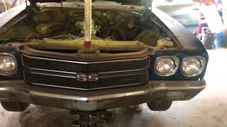 One Owner 1970 Chevelle SS396 Barn Find Parked In Same Building 48 Years [upl. by Sybilla]