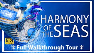 Harmony of the Seas  Full Walkthrough Ship Tour amp Review  Royal Caribbean Cruises  Ultra View [upl. by Yorgerg]