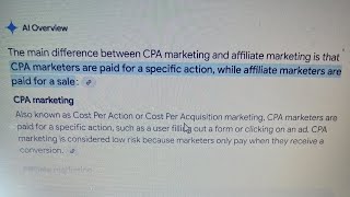 cpa marketing VS affiliate marketing and the winner is cpamarketing [upl. by Anitrak178]