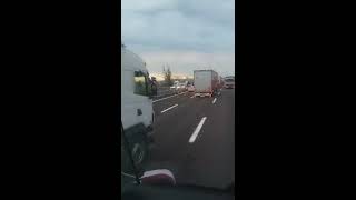 video molto forte incidente mortale sulla A4 [upl. by Yrelbmik570]