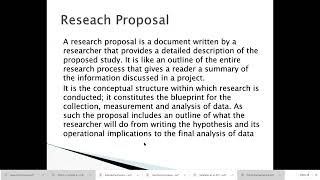 Developing Effective Proposals Lecture to NUML Faculty [upl. by Anelram]