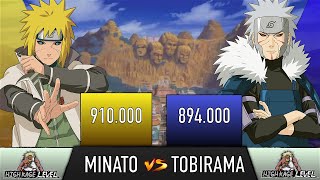 MINATO VS TOBIRAMA POWER LEVELS  AnimeScale [upl. by Aynotak598]