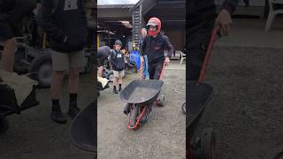 50cc motorized wheelbarrow at vintage machinery show [upl. by Maire839]