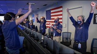 NASA Perseverance Rover Lands Safely On Mars  FULL LANDING SEQUENCE [upl. by Arracat]