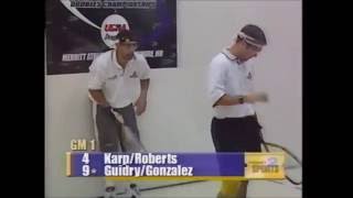 2000 US Racquetball National Championships  Mens Doubles  Karp amp Roberts vs Gonzalez amp Guidry [upl. by Grady2]