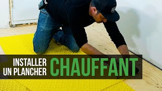 Comment installer un plancher chauffant électrique radiant [upl. by Alberic941]