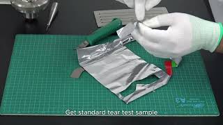 GBLL2 Tensile tester operation video [upl. by Yntirb511]