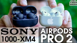 AirPods Pro 2 vs Sony WF1000XM4 Active Noise Cancellation TESTED [upl. by Snehpets]