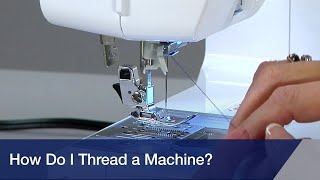 Brother Sewing Machine How to Thread Mechanical and Automatic Machines [upl. by Reeve955]