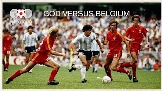 MARADONA DESTROYS BELGIUM 1986 WORLD CUP maradona worldcup worldcuphighlights football [upl. by Toddy]