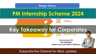 PM Internship Scheme 2024  Key Takeaway for Corporates [upl. by Sevy]