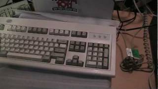 1996 IBM Model M keyboard made in Scotland [upl. by Oribella]