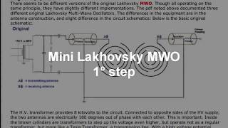 Mini Lakhovsky MWO [upl. by Ynoep]