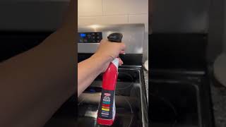 Clean the dirty stove with me cleaning stove cleaning cleanwithme stovecleaning kitchen [upl. by Lutero]