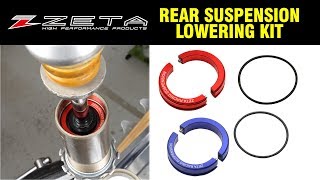 ZETA REAR SUSPENSION LOWERING KIT [upl. by Arim]