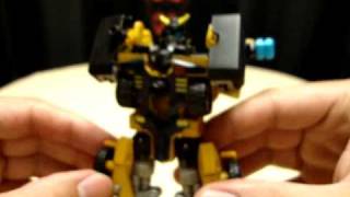 Power Core Combiners HUFFER with CALIBURST EmGos Transformers Reviews N Stuff [upl. by Toh]