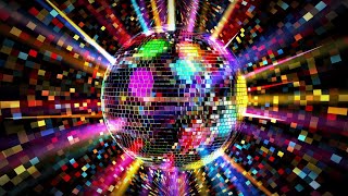 Disco Ball with Music 2025 1 Hour of NonStop Disco Beats amp Spinning Lights 4K [upl. by Yhprum]