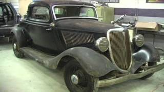 34 Ford 3 window barn find [upl. by Nalyr536]