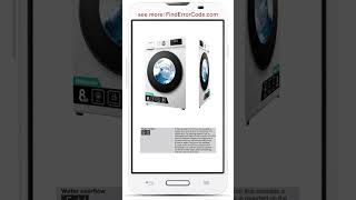 Hisense Washer Error Codes E03 E07 and E11 FindErrorCodecom [upl. by Einor]