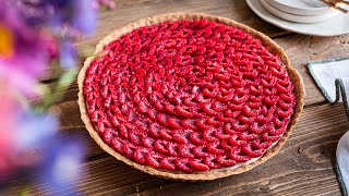 Tarte framboise pistache [upl. by Alleacim]