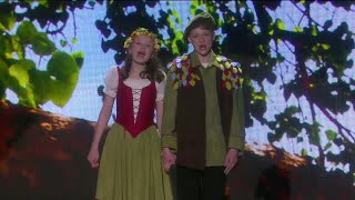 Aksel och Inga överraskar med sin opera i Stjärnornas stjärna 2018 [upl. by Flowers395]