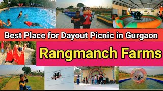 Rangmanch Farms  Gurugram  30 Meal options 70 activities Everything unlimited Adventure [upl. by Annat]