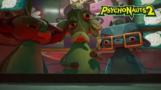 Psychonauts 2  Gluttonous Goats  BOSS FIGHT [upl. by Fanchie880]