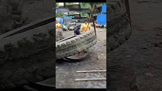 Giant Tyres Recycling Process [upl. by Aicelet]