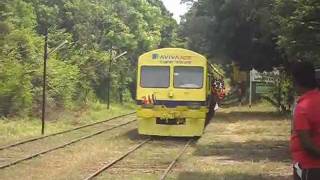 Sri Lanka Railway  Special Train arrives at Mihintale [upl. by Oskar]