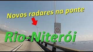 Novos radares na ponte RioNiterói [upl. by Ailyn]