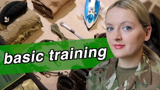 Packing for Basic Training  British Army [upl. by Htebsle]