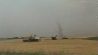 Wheat Harvest near Pratt Kansas  June 2011  Dirt Devil [upl. by Cozmo271]