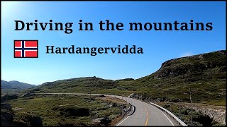 Driving in Norway 🚗 Hardangervidda 🌞 beautiful scenic drive [upl. by Anitsirt]