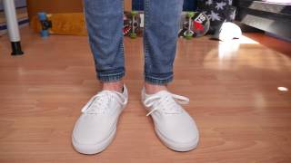 Vans Authentic TRUE WHITE  On Feet [upl. by Atteugram]