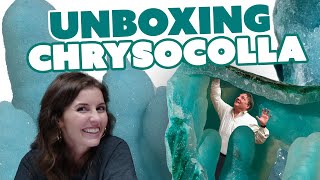 Unboxing Chrysocolla All About Natures Vibrant Blue Stone [upl. by Aurilia]