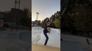 Footplant and Footjam 😛✋bmx bmxtricks skatepark bmxpark [upl. by Assirroc309]