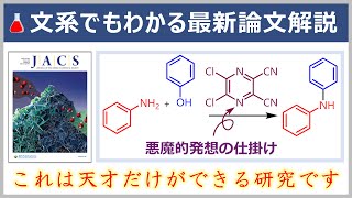 これが天才的な研究！元大学教員の文系でもわかる論文解説【JACS誌有機化学】 [upl. by Ludmilla]