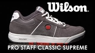 Wilson Pro Staff Classic Supreme Mens Shoe Review [upl. by Naghem]