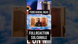 REACTION FEDEZ A REAL TALK 🔥🔥🔥 realtalk fedez reaction [upl. by Obed]