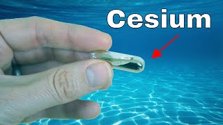 Opening a Vial of Cesium Underwater [upl. by Akenom]