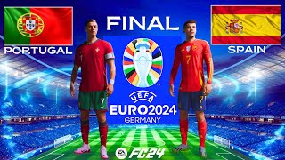 FC24  PORTUGAL vs SPAIN  FULL MATCH  UEFA EURO 2024™ FINAL  PC™ Gameplay 60 [upl. by Liliane378]