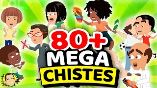 80 Chistes Súper Graciosos ¡Para Partirse de Risa  Compilación de Chistes Cortos [upl. by Eeralav]