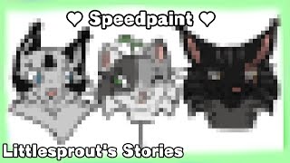 Littlesprouts Story  The Official Family Tree SPEEDPAINT [upl. by Annaohj]