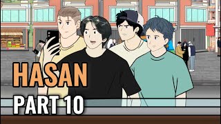 HASAN PART 10  Animasi Sekolah [upl. by Noterb]