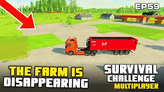 THE FARM IS DISAPPEARING  Survival Challenge Multiplayer  FS22  Episode 59 [upl. by Inajar]